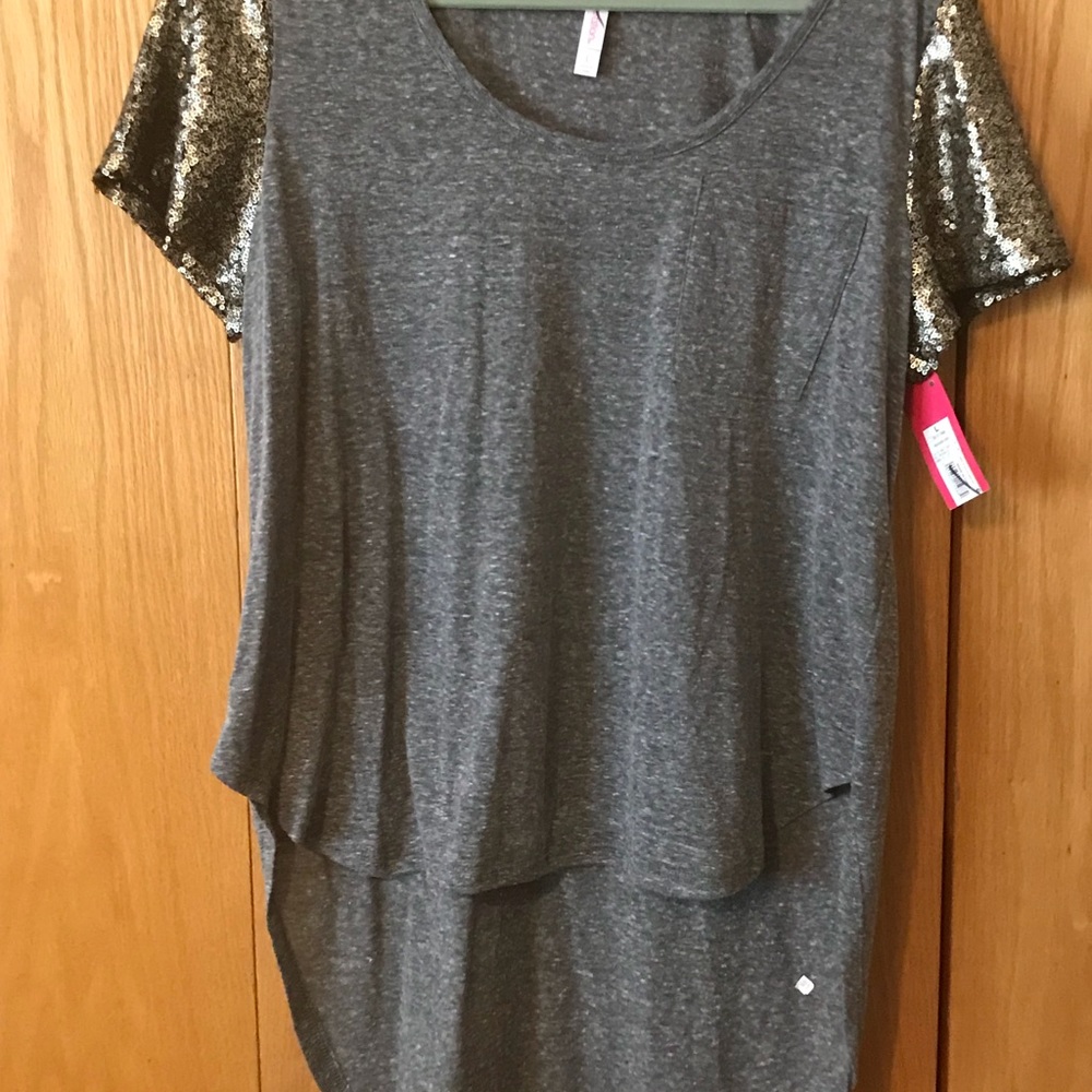 Grey with sequins